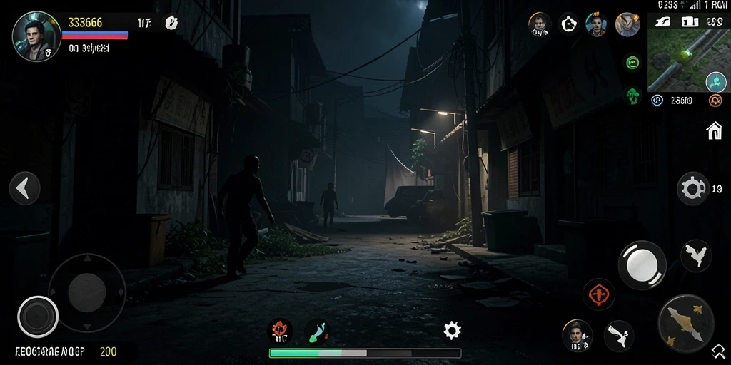 Tangkapan layar menakutkan dari gameplay <strong>333666</strong> yang penuh ketegangan.