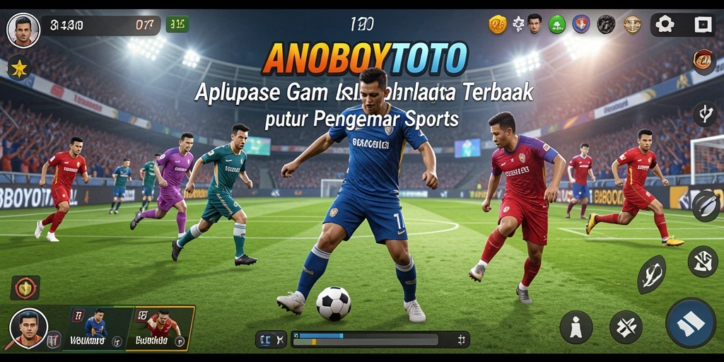 Screenshot ANOBOYTOTO menampilkan aksi seru dalam game olahraga.
