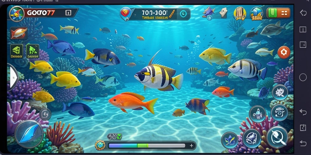 GOTO77 menampilkan gameplay Tembak Ikan yang seru dan interaktif.