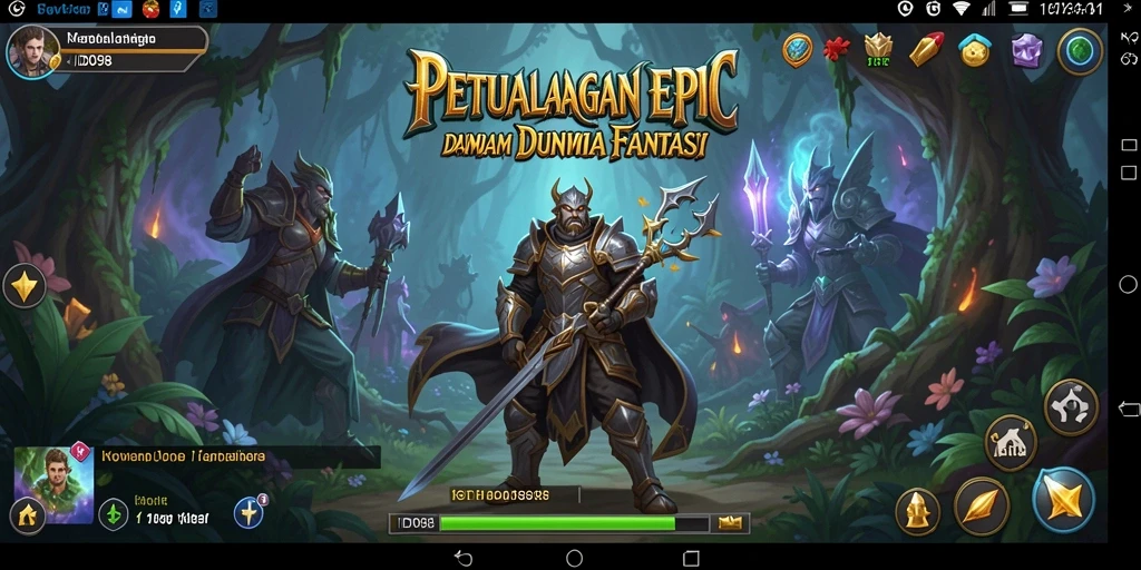 Tangkapan layar gameplay <strong>ID098</strong> menunjukkan aksi pertarungan epik yang mendebarkan.
