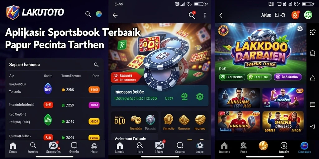 Tampilan gameplay menarik dalam aplikasi Sportsbook LAKUTOTO.