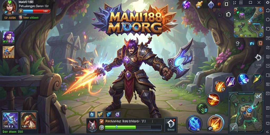 Tampilan menakjubkan dari gameplay MMORPG MAMI188 yang penuh aksi.
