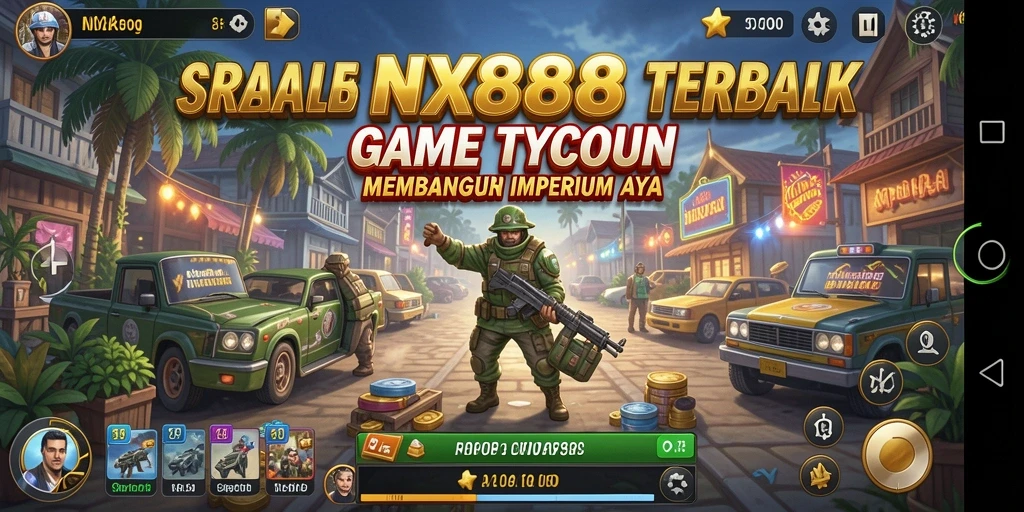Screenshot gameplay NX888 yang menunjukkan strategi Tycoon yang menantang.