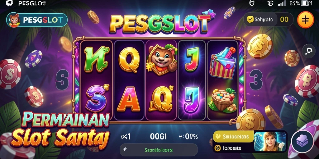 Tampilan gameplay PESGSLOT yang memikat dan penuh warna.