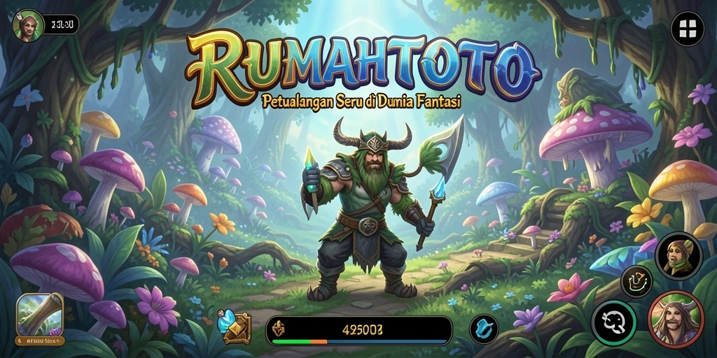 Tangkapan layar RUMAHTOTO menunjukkan aksi gameplay yang mendebarkan.