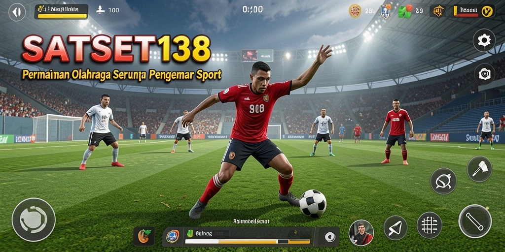 Tampilan gameplay menegangkan dari SATSET138 dengan aksi olahraga yang seru.