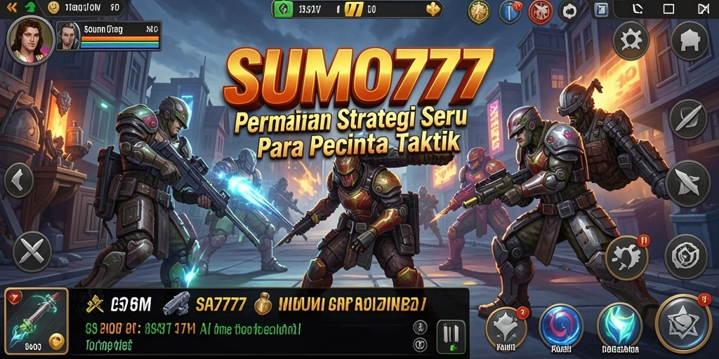 Tampilan gameplay menarik dari SUMO777 yang penuh strategi.