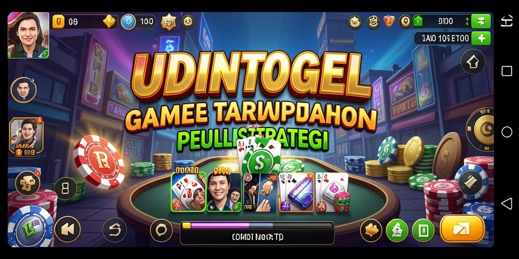 Tampilan gameplay UDINTOGEL yang menarik dan mendebarkan.