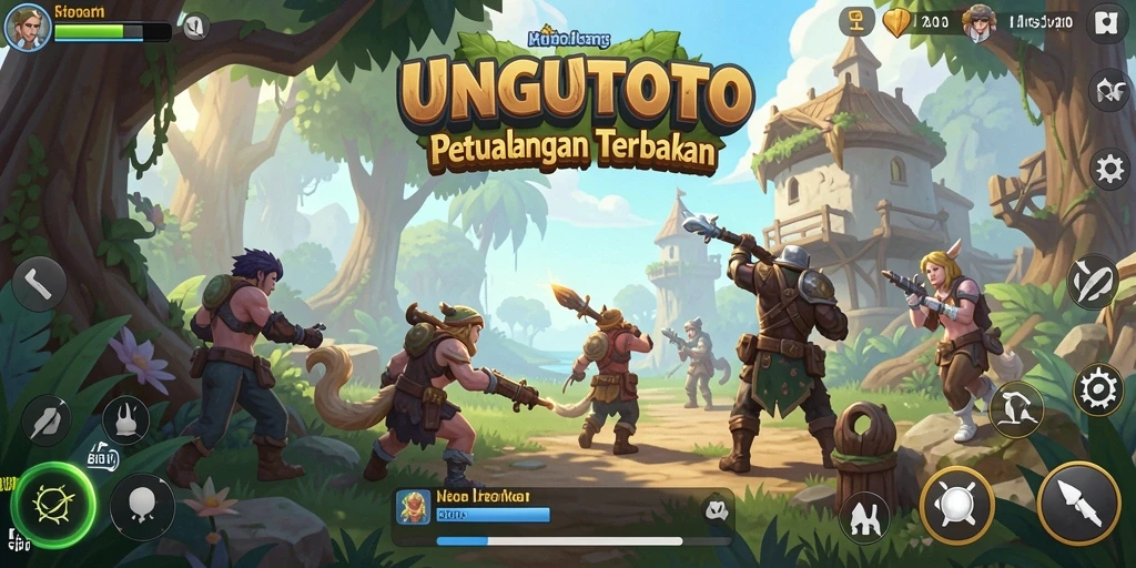 Tampilan gameplay menakjubkan di dunia Open World UNGUTOTO.